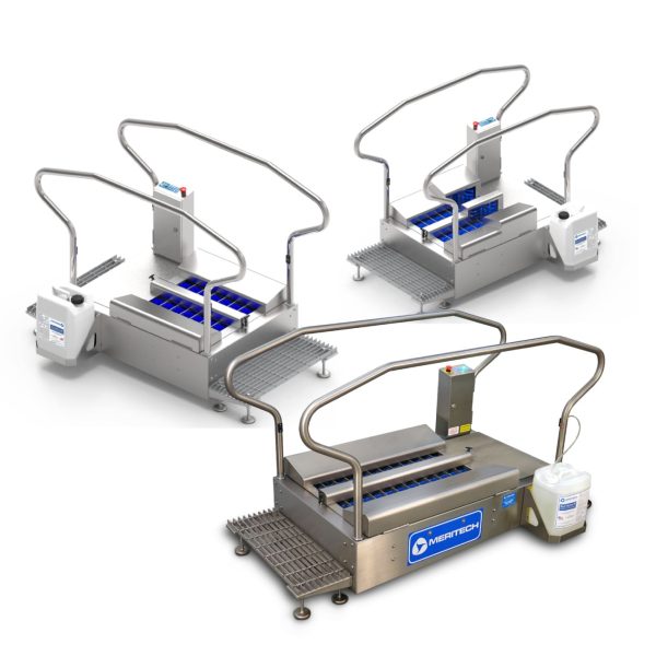Footwear Scrubbers and Sanitizers